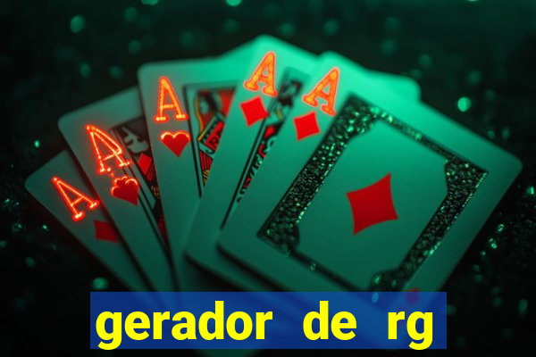 gerador de rg frente e verso